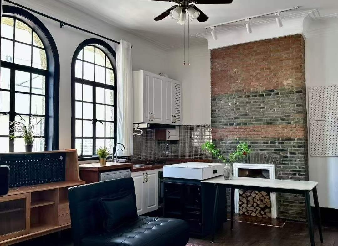 Garden Lane House on Huashan Road | 2-Bed with Shared Terrace | Old Xuhui