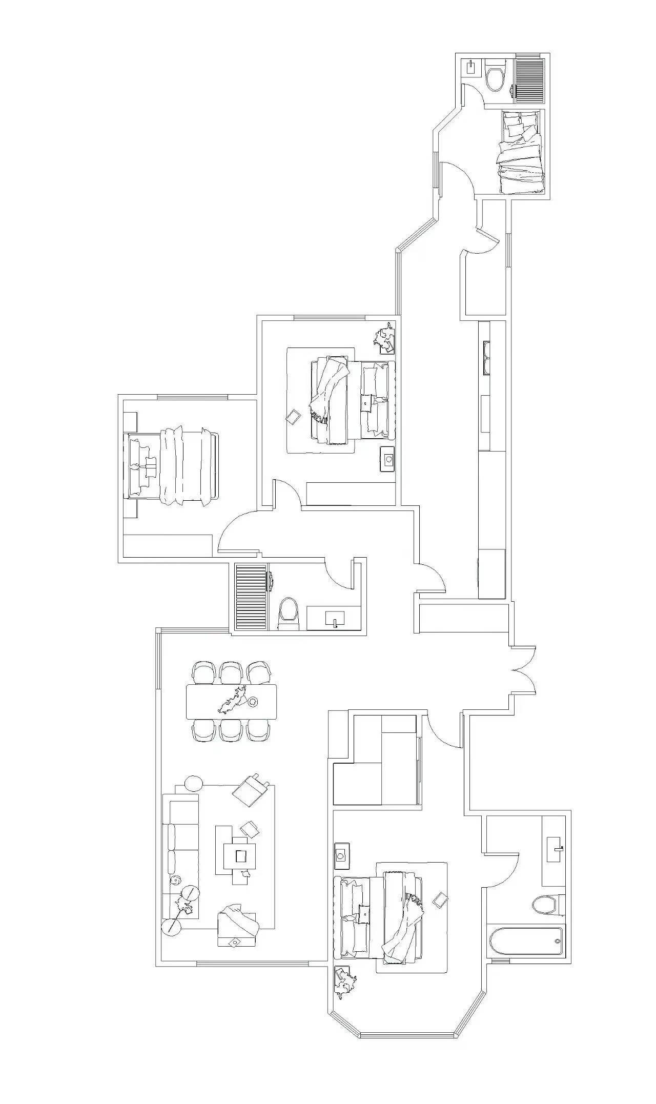 Chateau Pinnacle | 210 sqm Luxury Apartment | 3+1 Bedrooms | Jing’an Compound