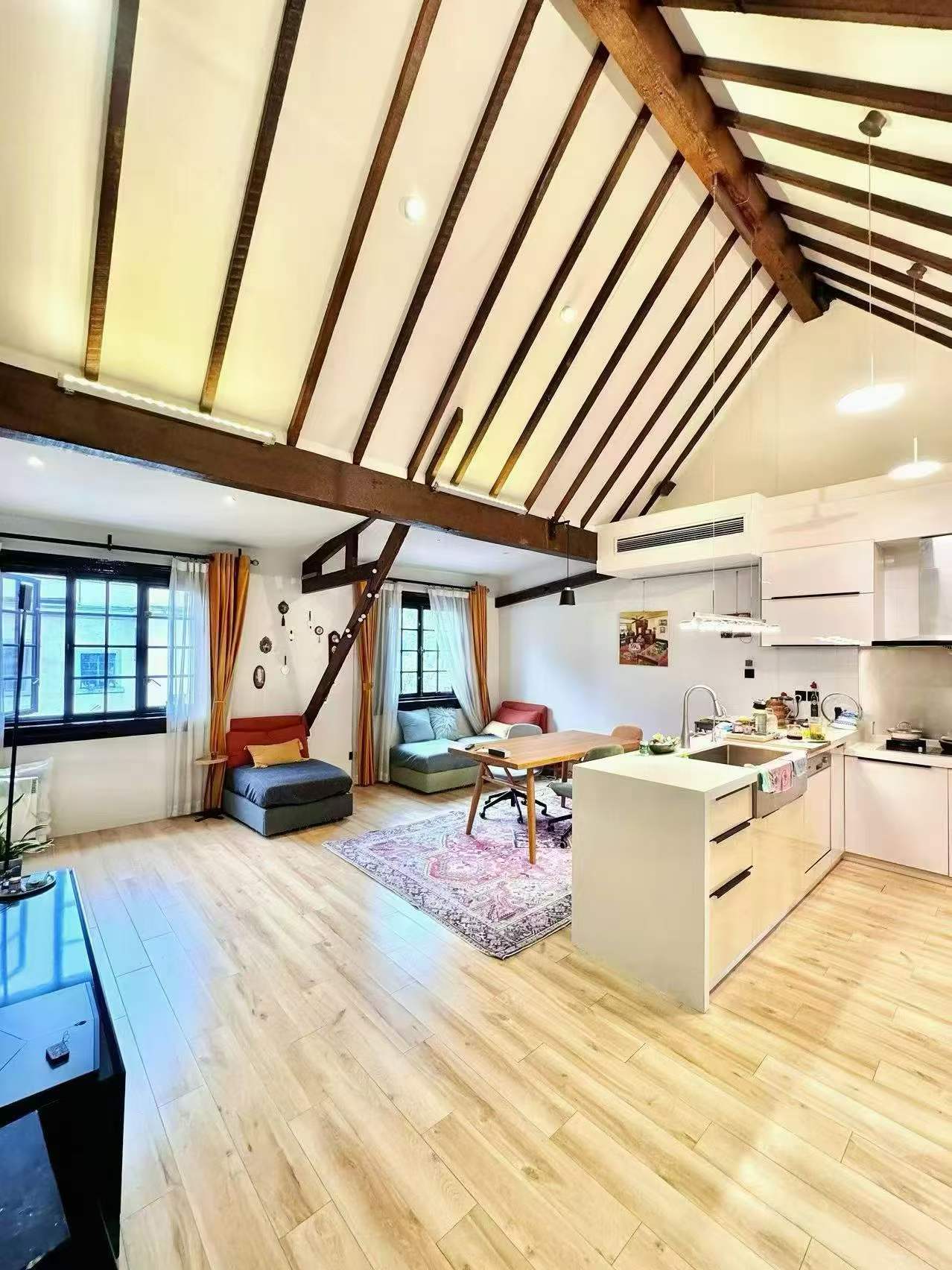 Yuyuan Road Garden Lane House | 3rd Floor Private Unit | 130 sqm 3-Bed | 5m Ceiling + Terrace