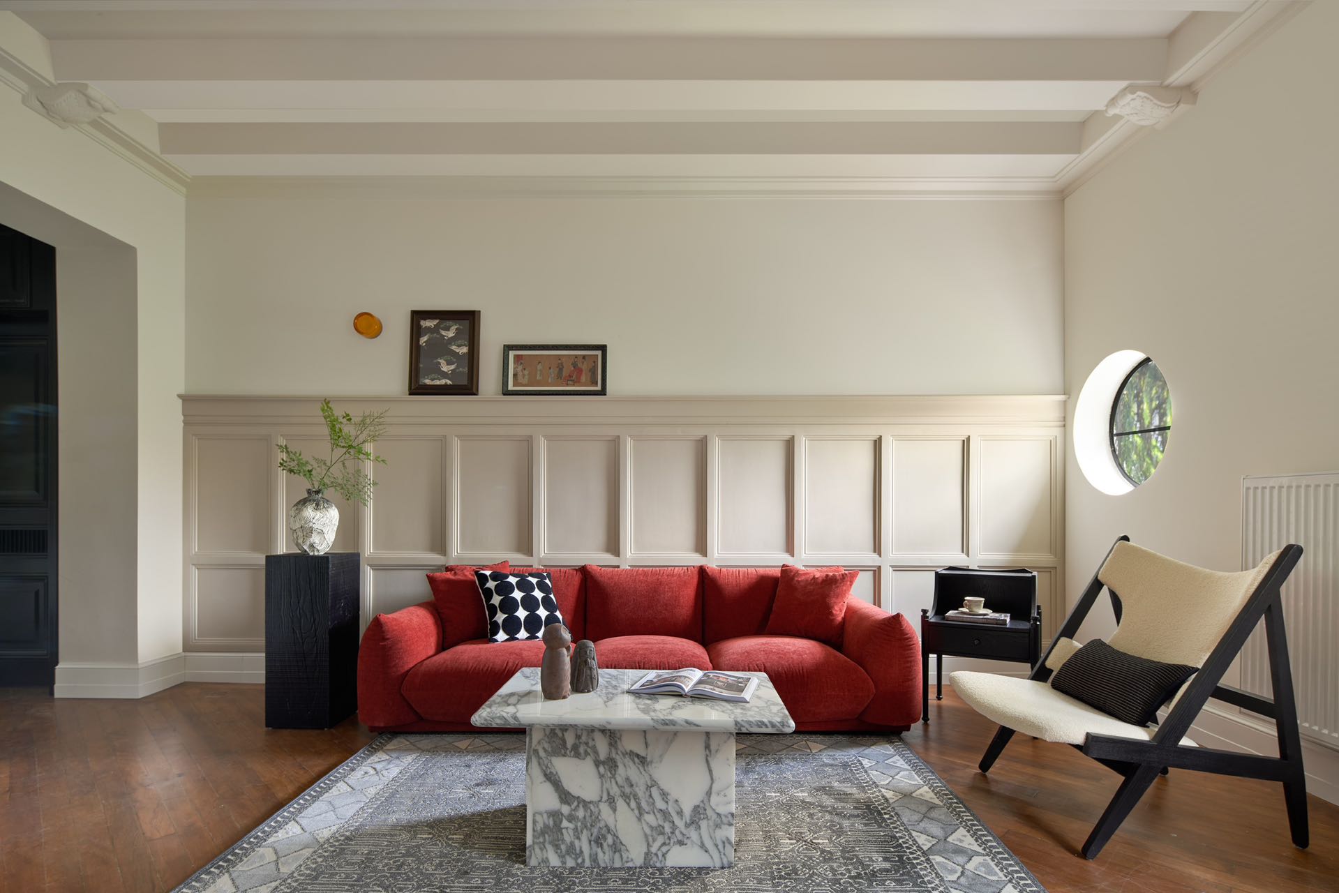 Xingguo-Road-Heritage-Apartment-FFC-90-sqm-1-Bed-Garden View-shanghai-rentals (2) 1-bedroom apartment on Xingguo Road with garden view. 90 sqm, north-south through layout, central FFC location. 19,000 RMB/month.