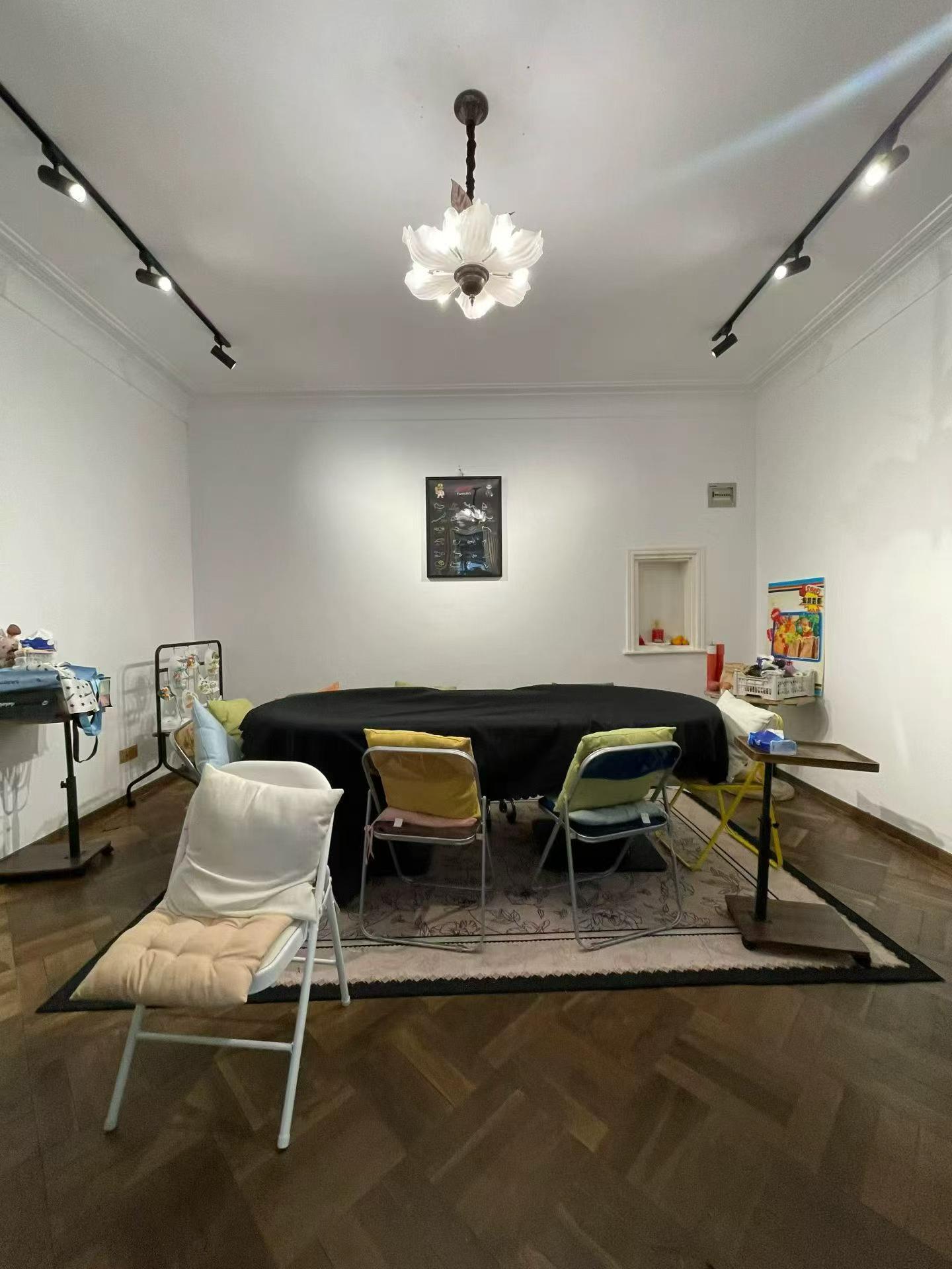 changle-road-lane-house-garden-FFC-live-work-shanghai-rentals (3) Ground floor studio at Nanhua Xincun on Changle Road. 120 sqm, double south-facing, 30 sqm garden. Ideal for creative studio or office. 22,500 RMB/month.