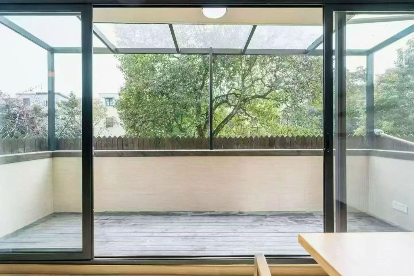 huaihai-road-lane-house-2-bed-2-bath-wall-heating-prime-ffc-shanghai-rentals (4) 2-bed, 3-bath ground floor duplex at Shangfang Garden on Huaihai Road. Luxury renovation, wall heating, central AC, dishwasher, smart toilet. 27,800 RMB/month.