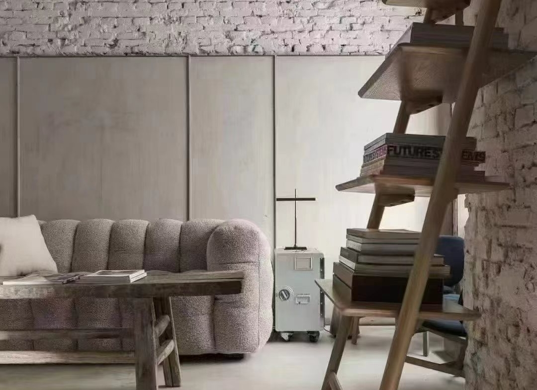 Ground floor unit at Lincoln Apartments on Huaihai Road. 1 bed, 2 living rooms, private garden, steps from Shanghai Library Station. 16,800 RMB/month.
