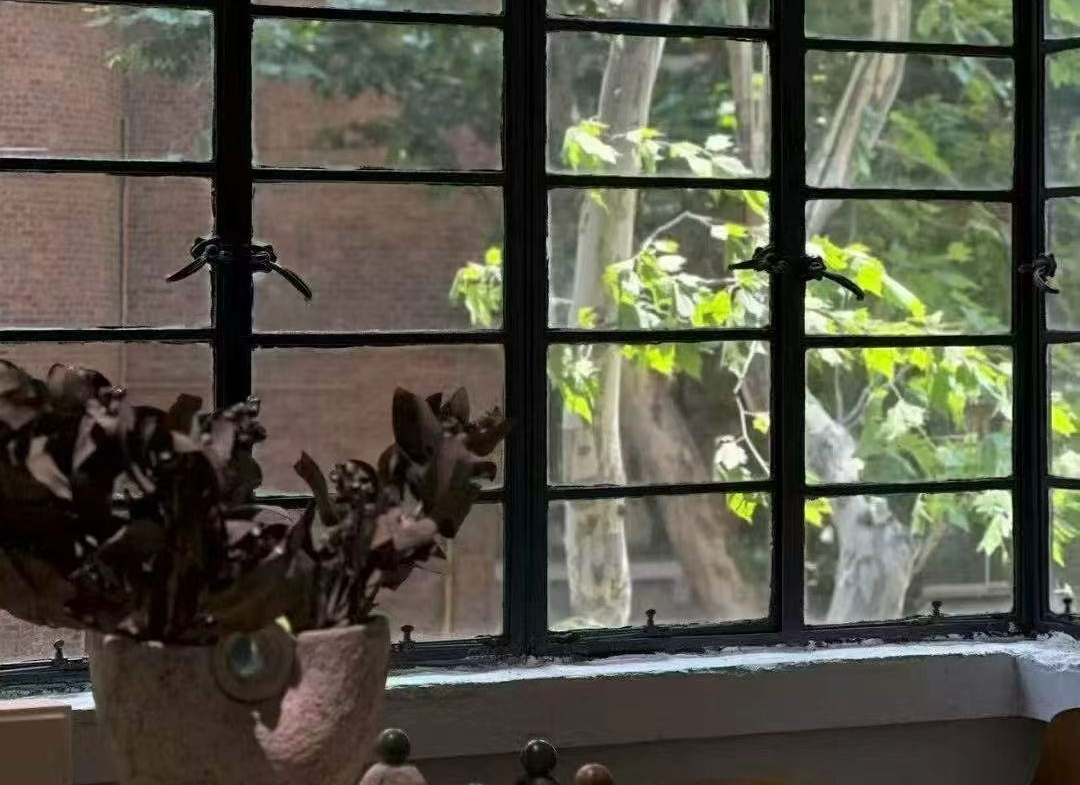2nd floor commercial space at Nanchang Building, a 1933 Art Deco heritage landmark near IAPM. 180 sqm open plan. Ideal for showroom or design studio. 65,000 RMB/month.