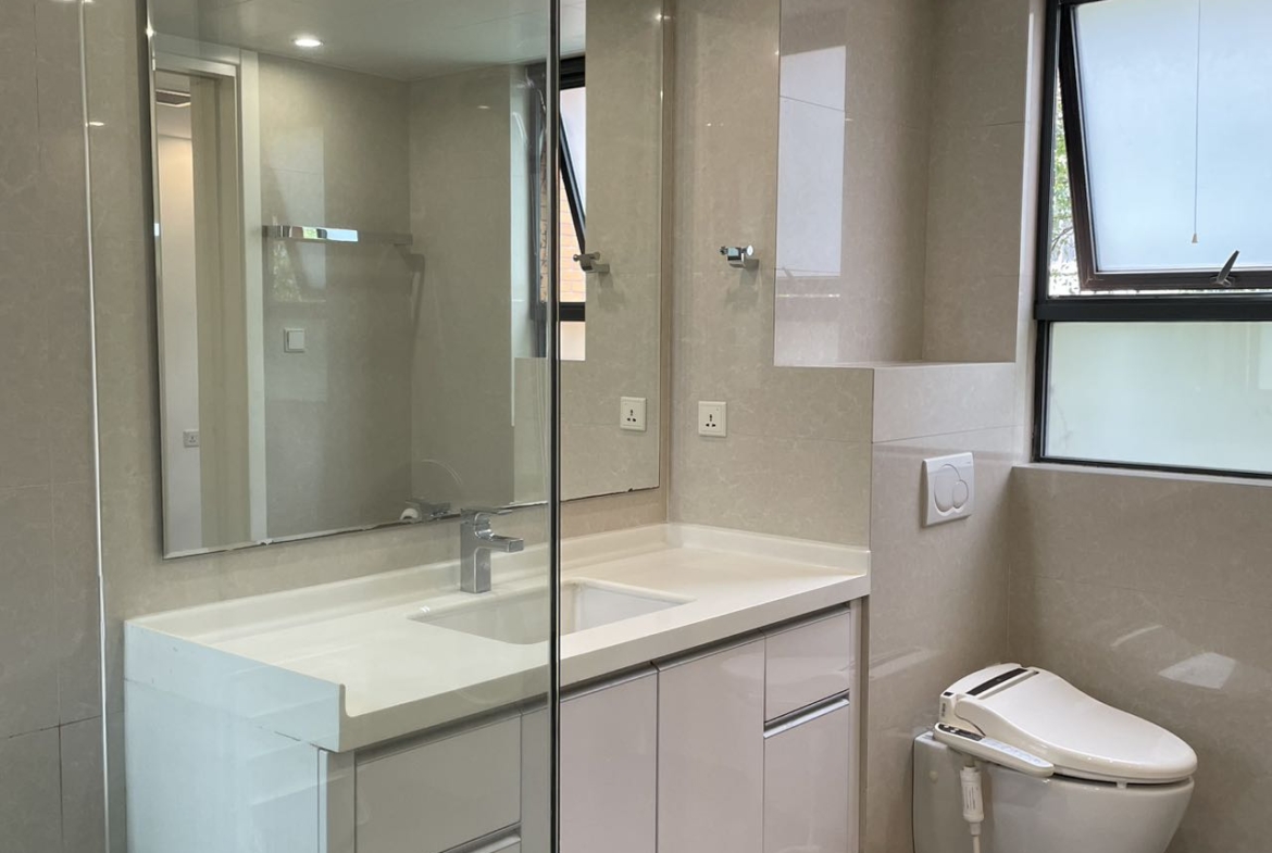 1+1 bedroom unit at Territory Shanghai with large terrace and open kitchen. 120 sqm, central Jing'an location, well-finished. Available July. 22,000 RMB/month.