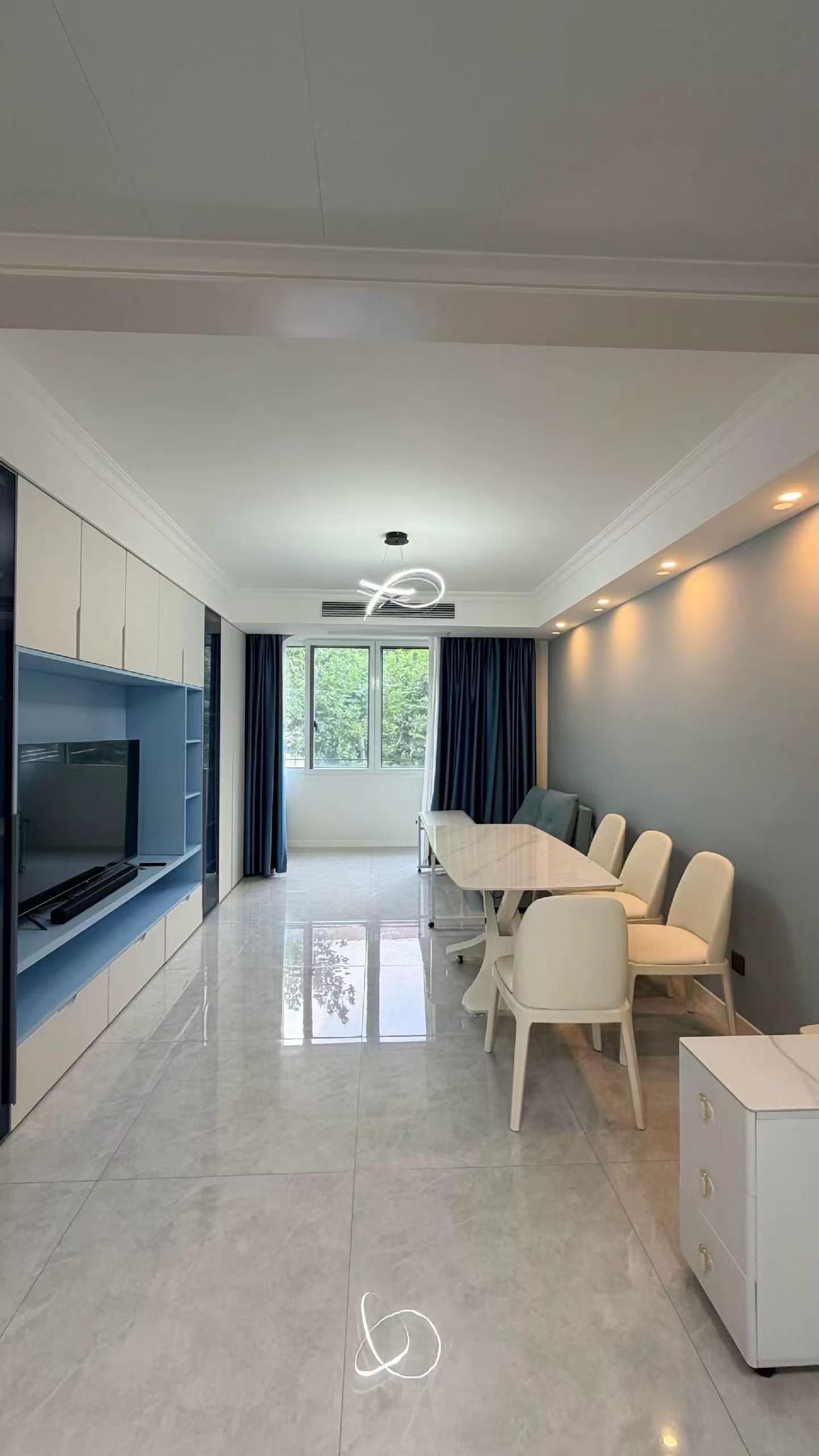 lane-house-huaihai-road-1-bed-1-bath-floor-heating-shanghai-rentals (2) 1-bed, 1-bath unit at Zhongnan Xincun on Huaihai Road. Double south-facing, central AC, underfloor heating, first rental. 11,800 RMB/month.